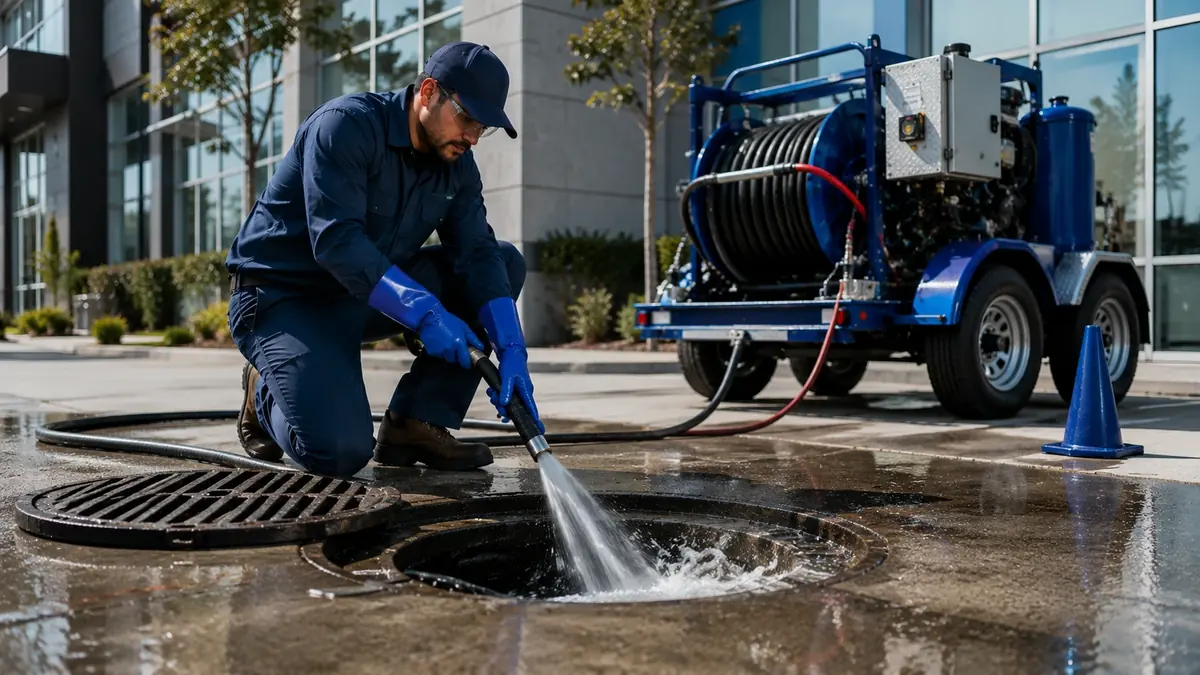 Commercial Hydro Jet Drain Cleaning in Camp Nelson