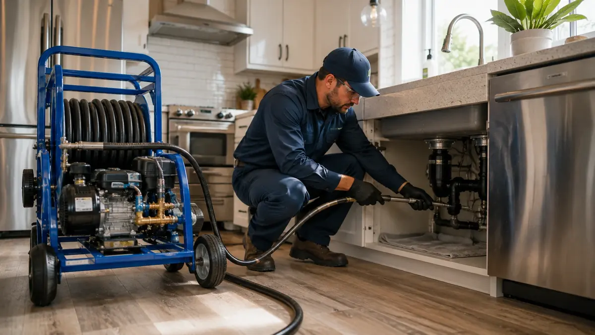 Kitchen Drain Hydro Jetting in Camp Nelson