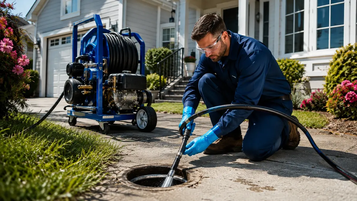 Residential Hydro Jet Drain Cleaning in Camp Nelson